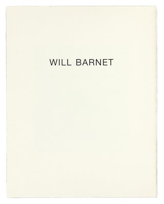 Item nr. 104496 A Wave. Will BARNET, John Ashbery