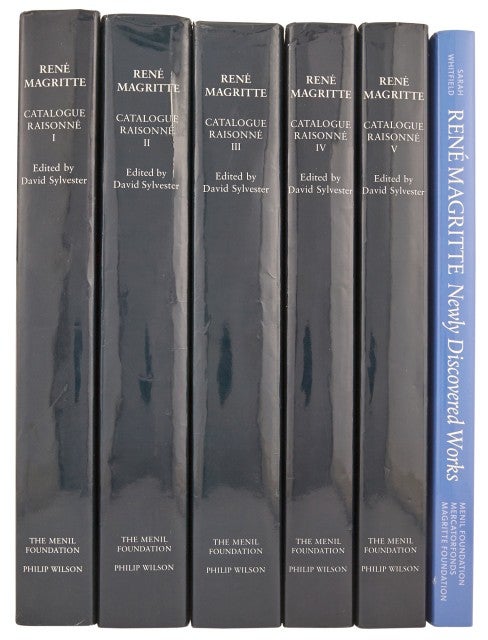 Item nr. 105225 RENE MAGRITTE: Catalogue Raisonne. (6 Volumes.). David Sylvester, Sarah Whitfield, Sarah Whitfield.