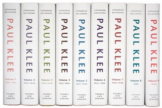 Item nr. 107300 PAUL KLEE Catalogue Raisonné: Volumes 1-9. Paul Klee Foundatio Berne. Museum of...