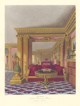The Alcove, Golden Drawing Room, Carlton House. The History of the Royal Residences...