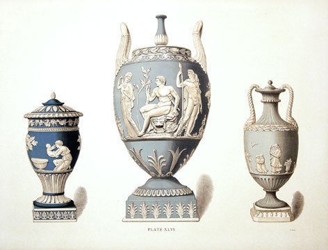 Item nr. 112536 Plate XLVI. Old Wedgewood, the Decorative or Artistic Ceramic Work. Frederich Rathbone.