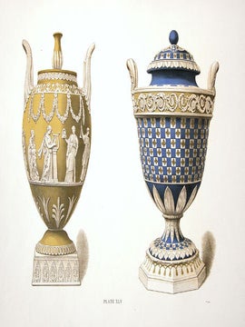 Item nr. 112537 Plate XLV. Old Wedgewood, the Decorative or Artistic Ceramic Work. Frederich...