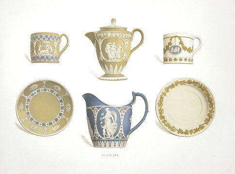 Item nr. 112539 Plate LVI. Old Wedgewood, the Decorative or Artistic Ceramic Work. Frederich Rathbone.