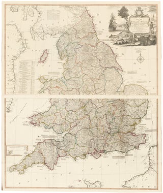 Item nr. 112764 7 & 8. England & Wales. A New Universal Atlas. Thomas Kitchin