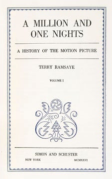 Item nr. 114703 A Million and One Nights. Terry Ramsaye