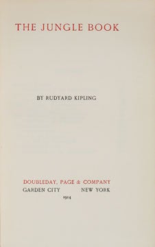 The Works of Rudyard Kipling.