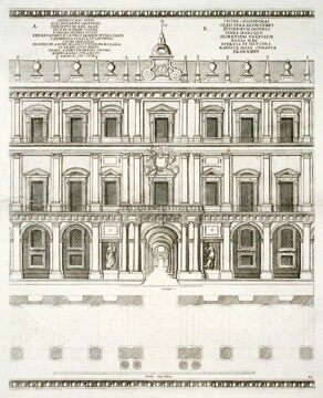 Item nr. 122417 Pl. 81 Amplissimas Aedes. Italian School