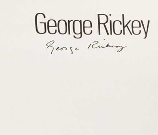 GEORGE RICKEY [SIGNED]