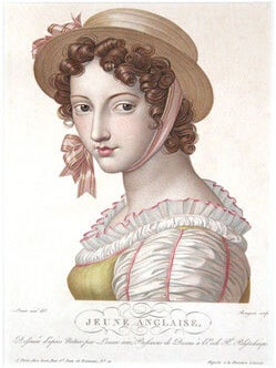 Item nr. 123747 Jeune Anglaise. French School