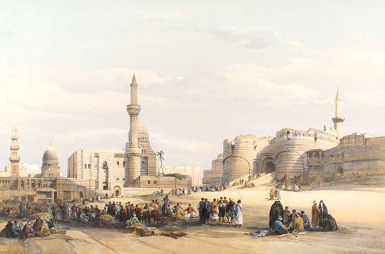 Item nr. 124049 The Entrance to the Citadel of Cairo. Egypt and Nubia. David Roberts.
