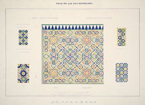 Item nr. 124200 Plans, Elevations, Sections and Details of the Alhambra. Owen Jones.