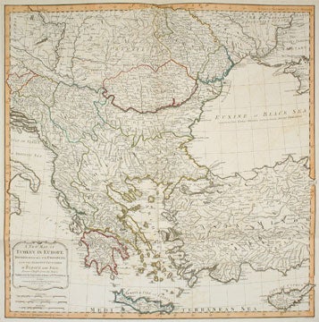 Item nr. 124249 40. Turkey in Europe. A New Universal Atlas. Thomas Kitchin.