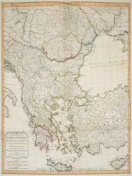 40. Turkey in Europe. A New Universal Atlas.