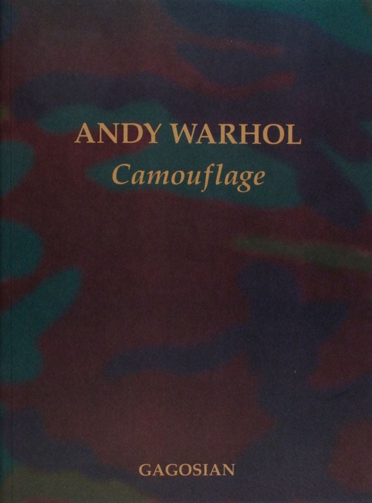 Item nr. 124312 ANDY WARHOL: Camouflage. New York. Gagosian Gallery.