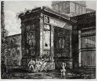 Item nr. 124887 Veduta dell' Arco di Settimio Severo nel Foro Boario. Luigi Rossini