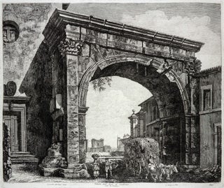 Item nr. 125259 Veduta dell'Arco di Gallieno. Luigi Rossini
