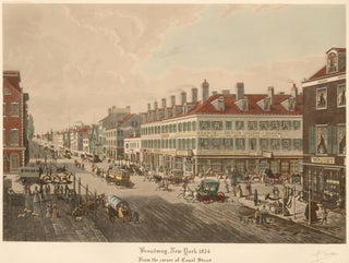 Item nr. 125431 Broadway, New York, 1834. From the corner of Canal Street. R. Varin