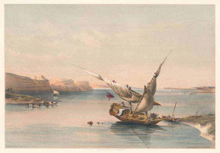 Item nr. 125994 Approach to the Fortress of Ibrim, Nubia. Egypt & Nubia. David Roberts.