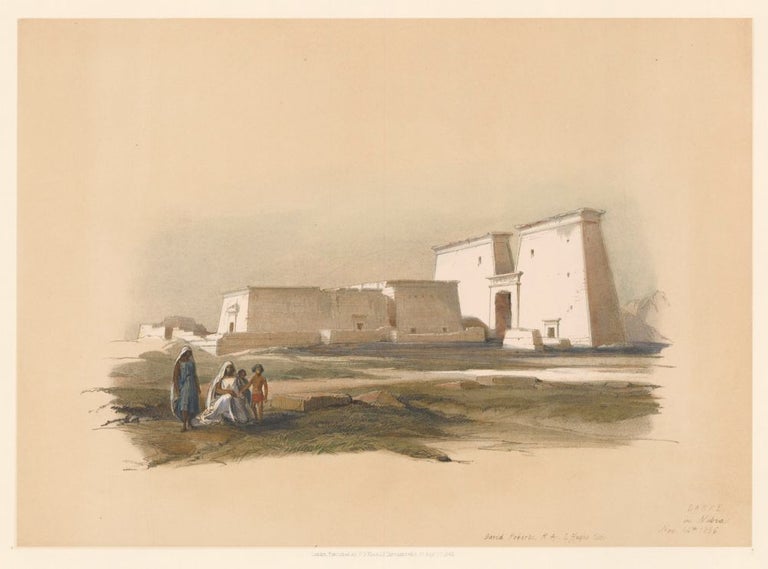 Item nr. 126177 Temple of Dakki, in Nubia. Egypt and Nubia. David Roberts.