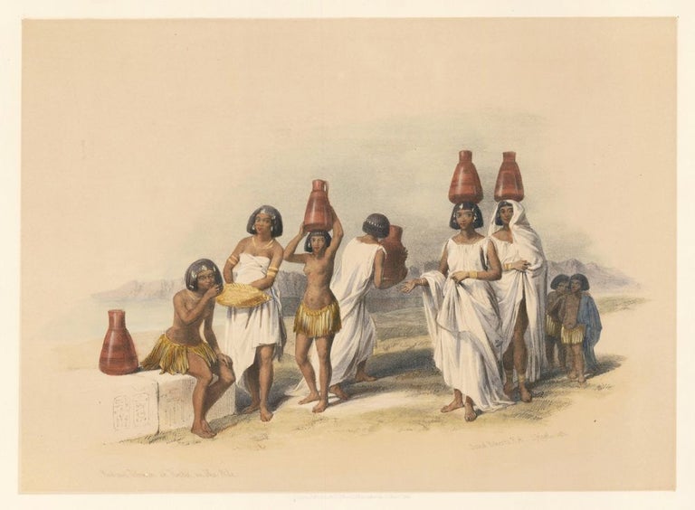 Item nr. 126187 Nubian Women at Korti. Egypt and Nubia. David Roberts.