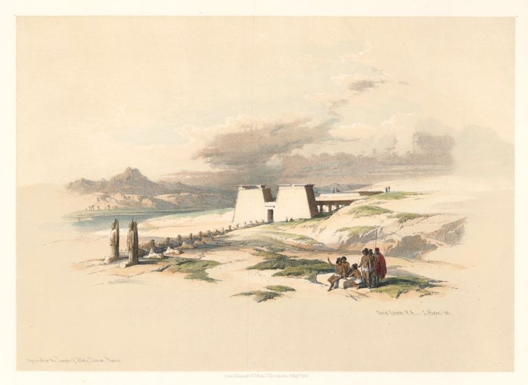 Item nr. 126188 Approach to the Temple of Wady Saboua, Nubia. Egypt and Nubia. David Roberts.