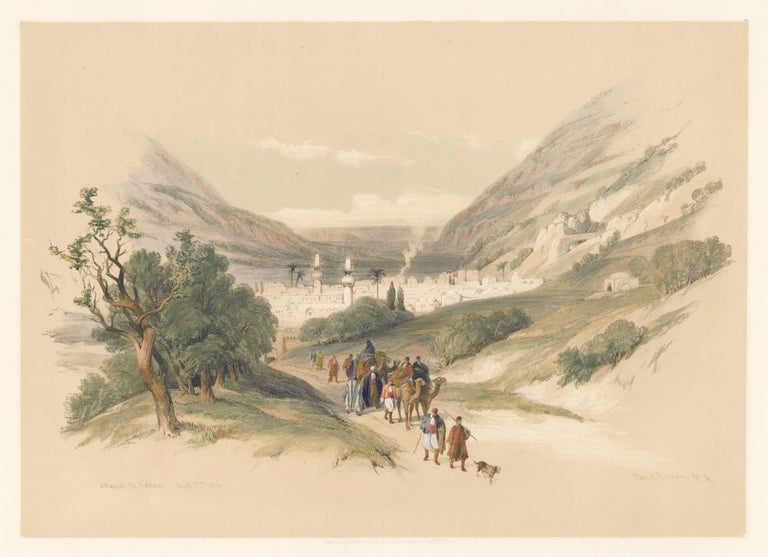 Item nr. 126189 Entrance to Nablous. Egypt and Nubia. David Roberts.
