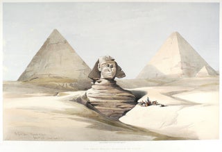 The Great Sphinx. Pyramids at Gizeh. Egypt and Nubia.