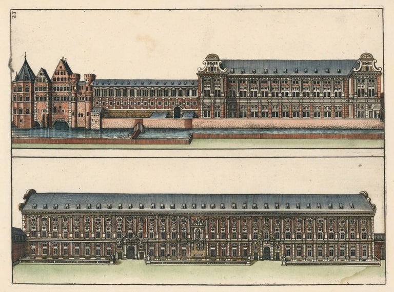 Item nr. 126457 Pl. 23. Palace at Munich. Architectura Curiosa Nova. Georg Andreas Boeckler, Georg Andreas Böckler.