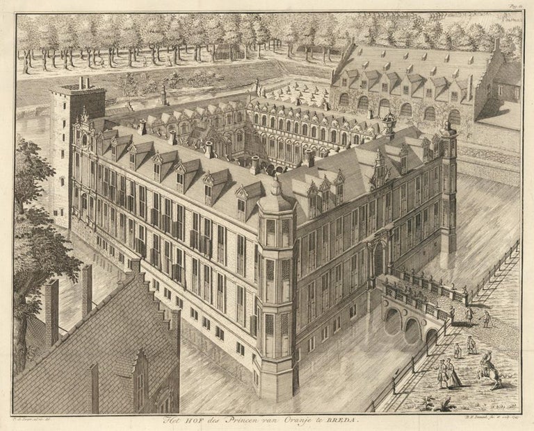 Item nr. 126473 The Palace of the Princess of Orange at Breda (Amsterdam). P. de Swart.