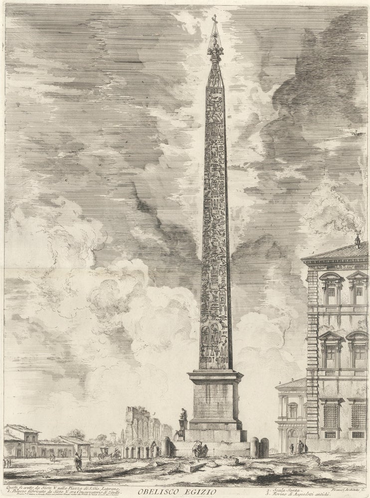 Item nr. 126939 Obelisco Egizio. Vedute di Roma. Giovanni Battista Piranesi.