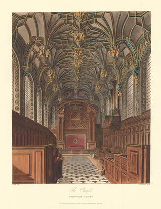 Item nr. 127115 The Chapel, Hampton Court. The History of the Royal Residences. W. H. Pyne, Pyne