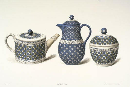 Item nr. 127144 Plate XVI. Old Wedgewood, the Decorative or Artistic Ceramic Work. Frederich Rathbone.