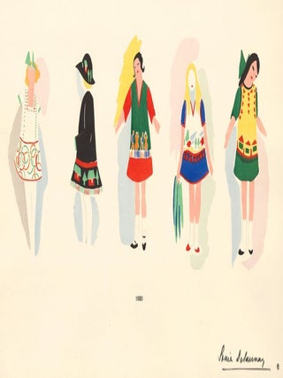 Item nr. 127404 Pl. 6, 1920. Ses Peintures, Ses Objets, Ses Tissus Simultanes, Ses Modes. Sonia...