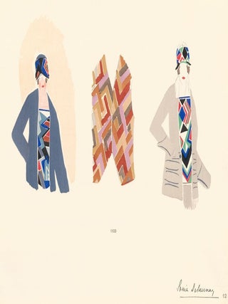 Item nr. 127408 Pl. 12, 1923. Ses Peintures, Ses Objets, Ses Tissus Simultanes, Ses Modes. Sonia...