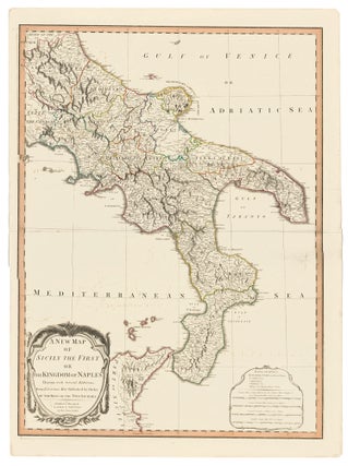 Item nr. 127513 24. Sicily the First or The Kingdom of Naples. A New Universal Atlas. Thomas...