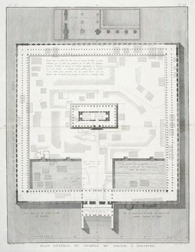 Item nr. 127840 Plan General du Temple du Soleil, a Palmyre. Voyage Pittoresque de la Syrie, de...