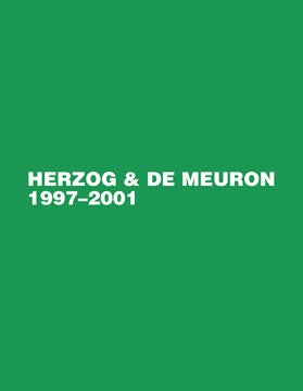 Item nr. 128371 HERZOG & DE MEURON 1997-2001. Das Gesamtwerk, Band 4. Gerhard Mack