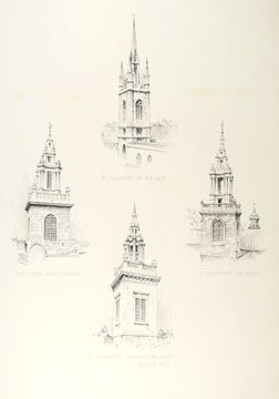 Item nr. 131149 Original drawings for Renaissance Architecture of England. Albert Thornton Bishop
