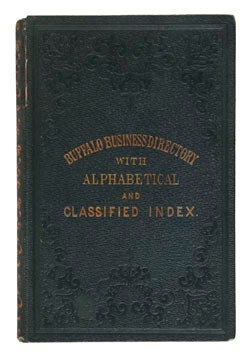 Item nr. 132283 Buffalo Business Directory, With Alphabetical and Classified Index. BUFFALO