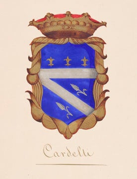 Item nr. 134638 Cardelli. Gli Stemmi Gentilizi della Nobilita Romana. Ludovico Tronti Romano