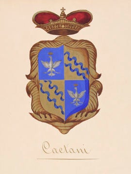 Item nr. 134643 Caetani. Gli Stemmi Gentilizi della Nobilita Romana. Ludovico Tronti Romano