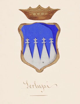 Item nr. 134644 Serlupi. Gli Stemmi Gentilizi della Nobilita Romana. Ludovico Tronti Romano