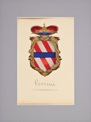 Item nr. 134656 Corsini. Gli Stemmi Gentlizi della Nobilita Romana. Ludovico Tronti Romano