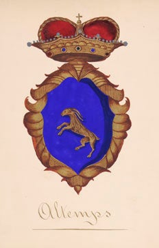 Item nr. 134659 Altemps. Gli Stemmi Gentilizi della Nobilita Romana. Ludovico Tronti Romano