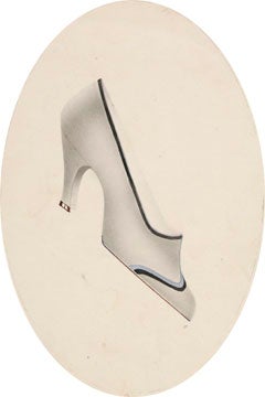 Item nr. 134935 Shoe design. French School