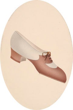Item nr. 134938 Shoe design. French School