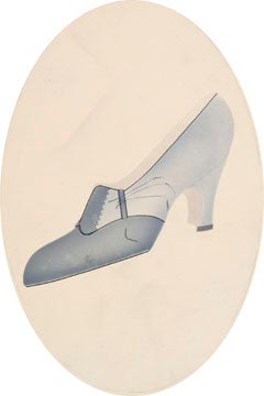 Item nr. 134943 Shoe design. French School