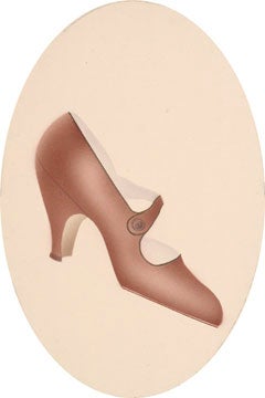 Item nr. 134952 Shoe design. French School