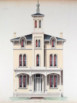 Item nr. 135248 Architectural Designs for Model Country Residences. John Riddell