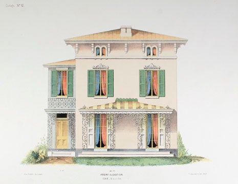 Item nr. 135252 Architectural Designs for Model Country Residences. John Riddell.